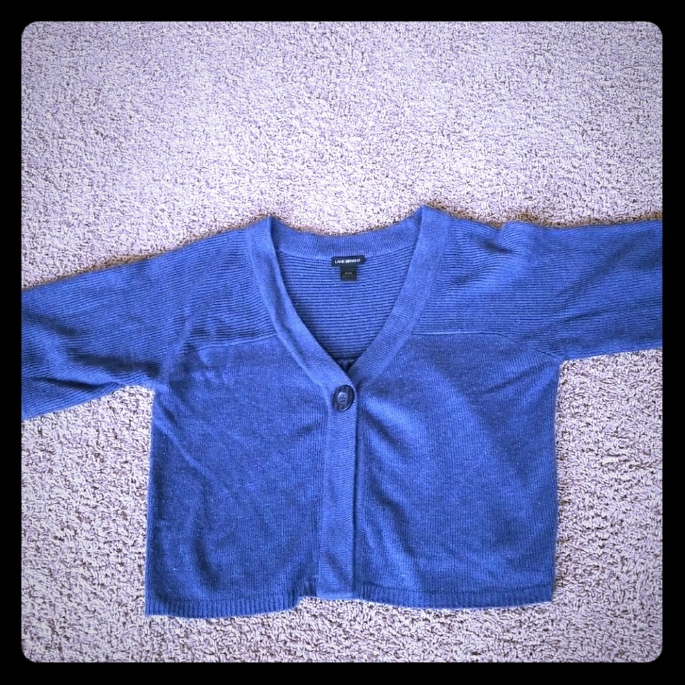 Lane Bryant 18/20 Blue Gray Shrug, Sweater
